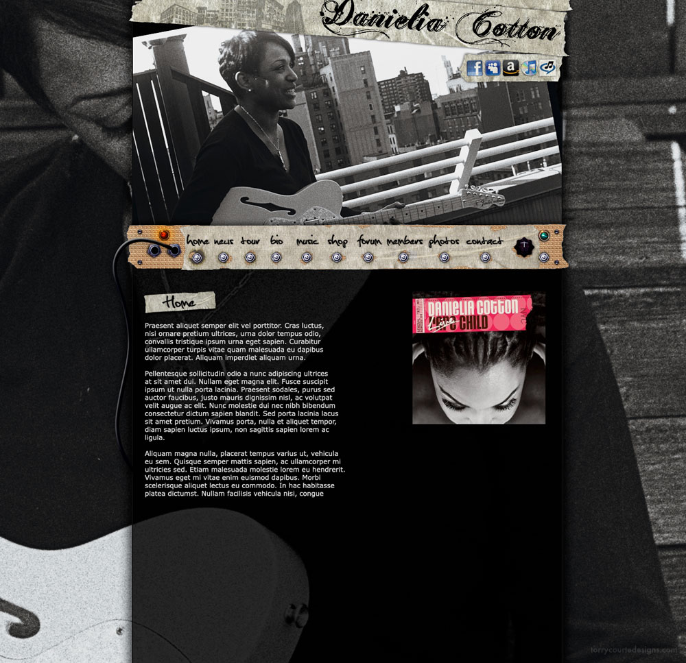 Danielia Cotton Website Development by Torry Courte